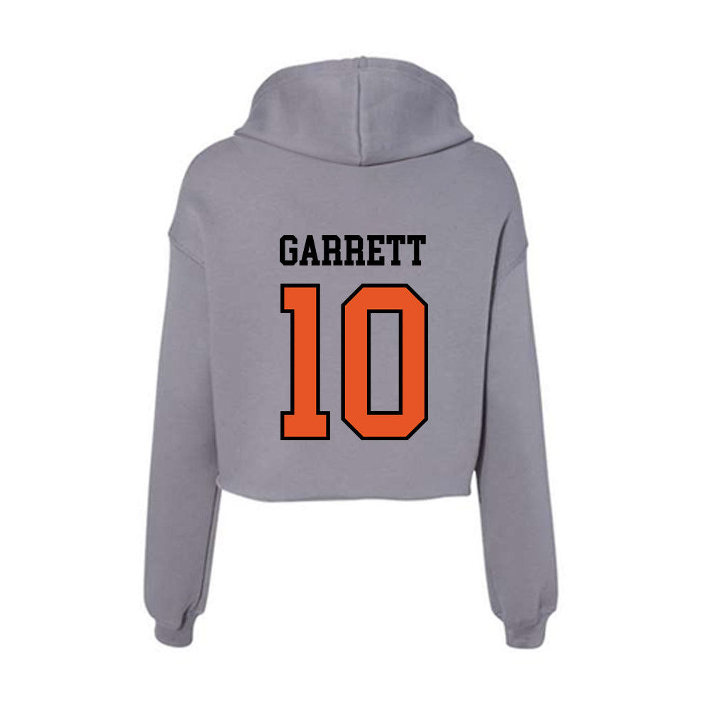 Pacific - NCAA Softball : Kylee Garrett - Women's Crop Fleece Hoodie-1