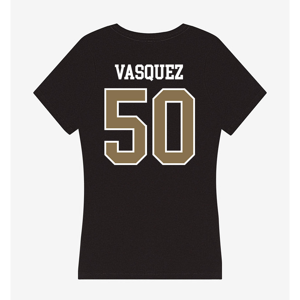 Bryant - NCAA Football : Hector Vasquez - Women's V-Neck T-Shirt-1