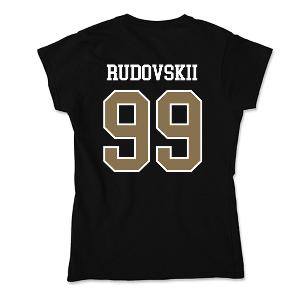 Bryant - NCAA Men's Basketball : Tim Rudovskii - Soft Style Women’s T-Shirt-1