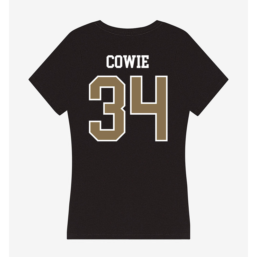Bryant - NCAA Football : Sean Cowie - Women's V-Neck T-Shirt-1