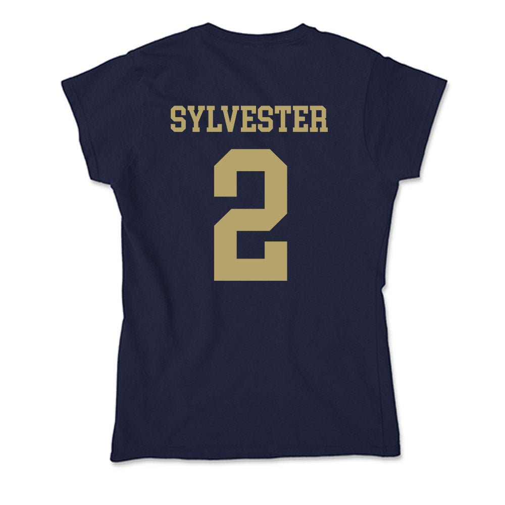 UC Davis - NCAA Football : Chauncey Sylvester - Soft Style Women’s T-Shirt-1