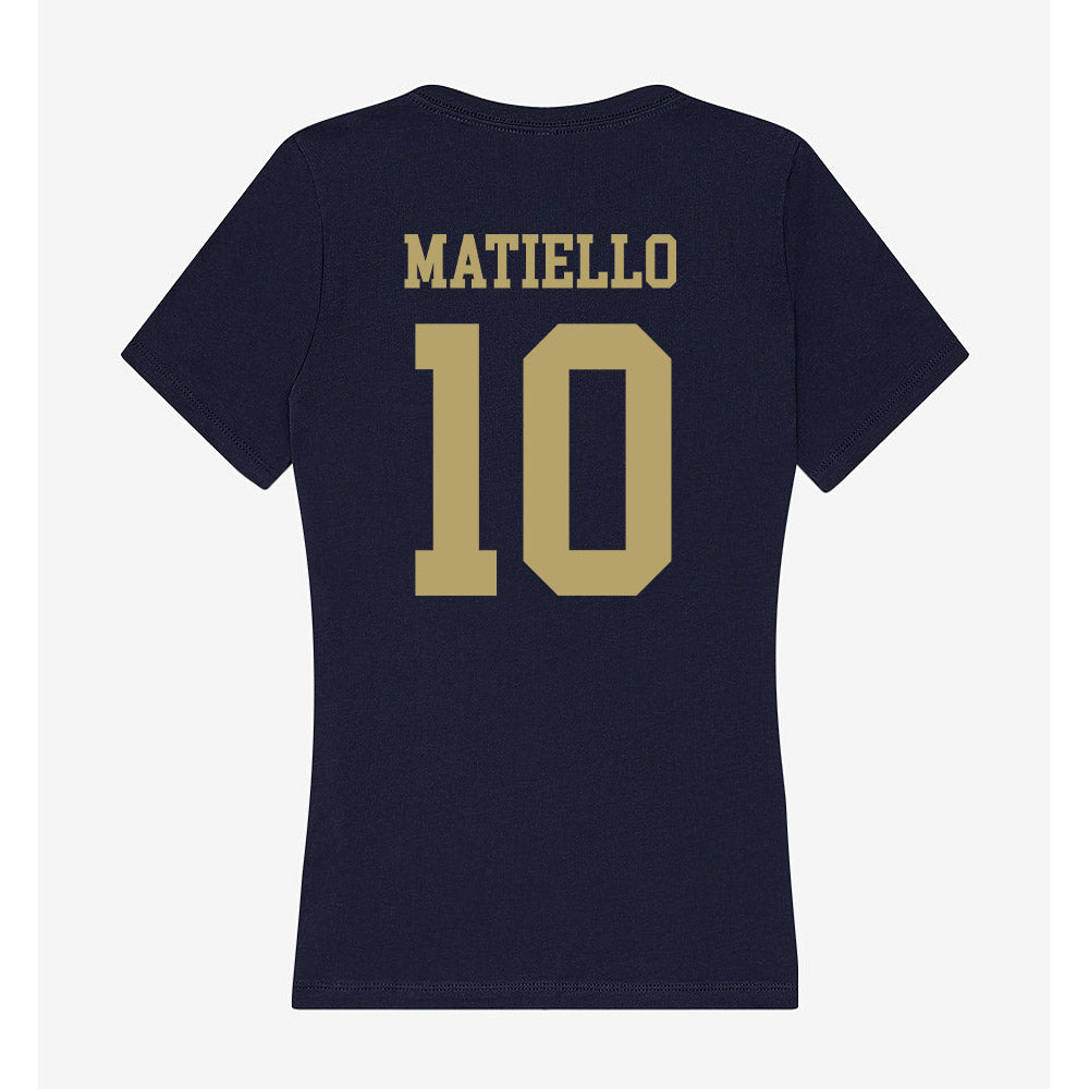UC Davis - NCAA Men's Soccer : Rafael Matiello - Women's V-Neck T-Shirt-1