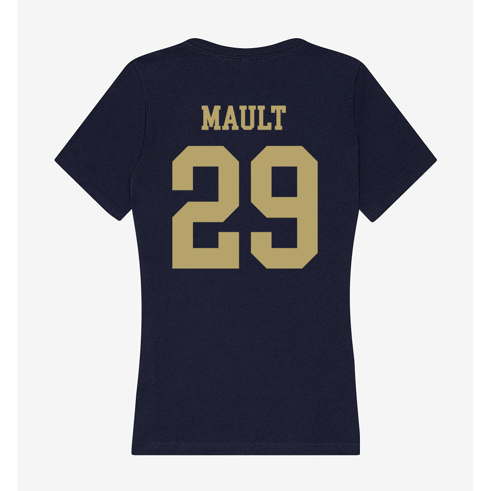 UC Davis - NCAA Baseball : Kai Mault - Women's V-Neck T-Shirt-1