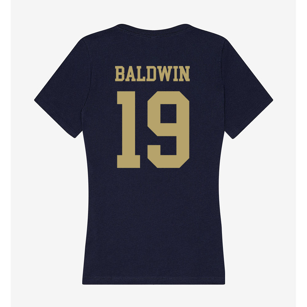UC Davis - NCAA Softball : Amanda Baldwin - Women's V-Neck T-Shirt-1
