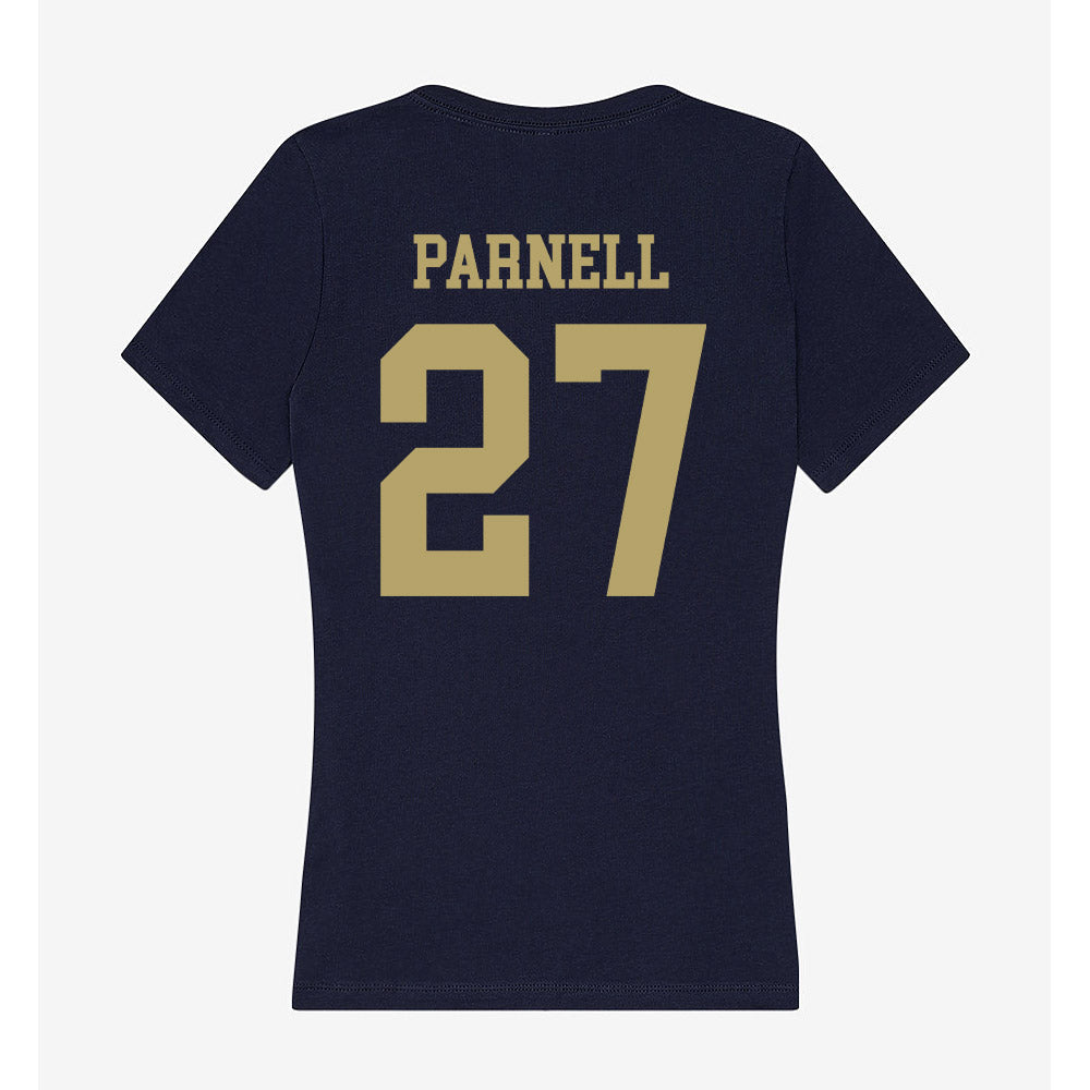 UC Davis - NCAA Football : Koen Parnell - Women's V-Neck T-Shirt-1