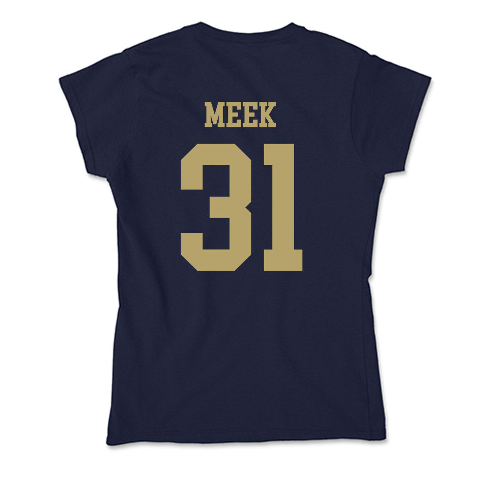UC Davis - NCAA Baseball : Jack Meek - Soft Style Women’s T-Shirt-1