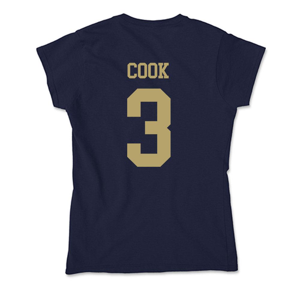 UC Davis - NCAA Beach Volleyball : Reagan Cook - Soft Style Women’s T-Shirt-1