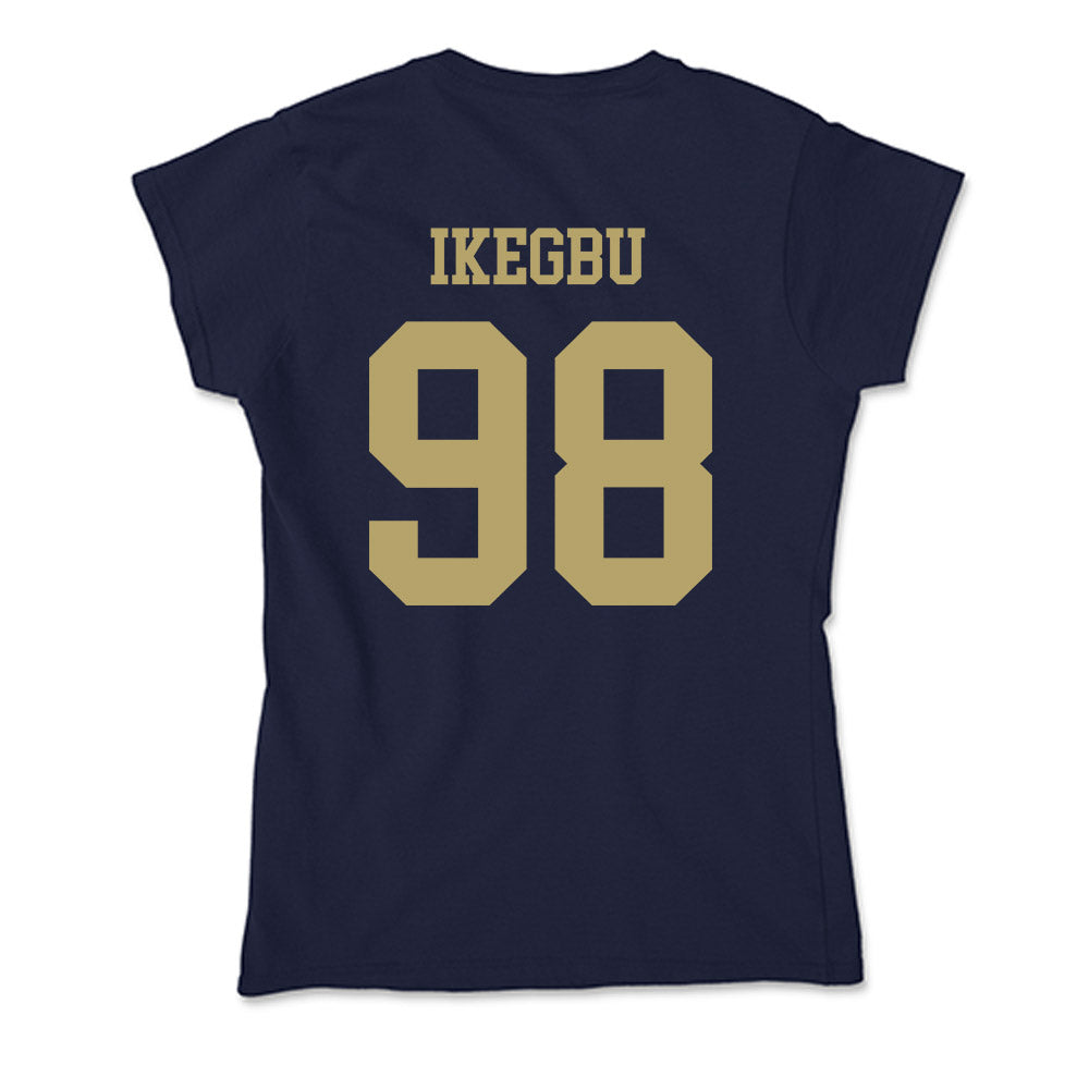 UC Davis - NCAA Football : Ike Ikegbu - Soft Style Women’s T-Shirt-1