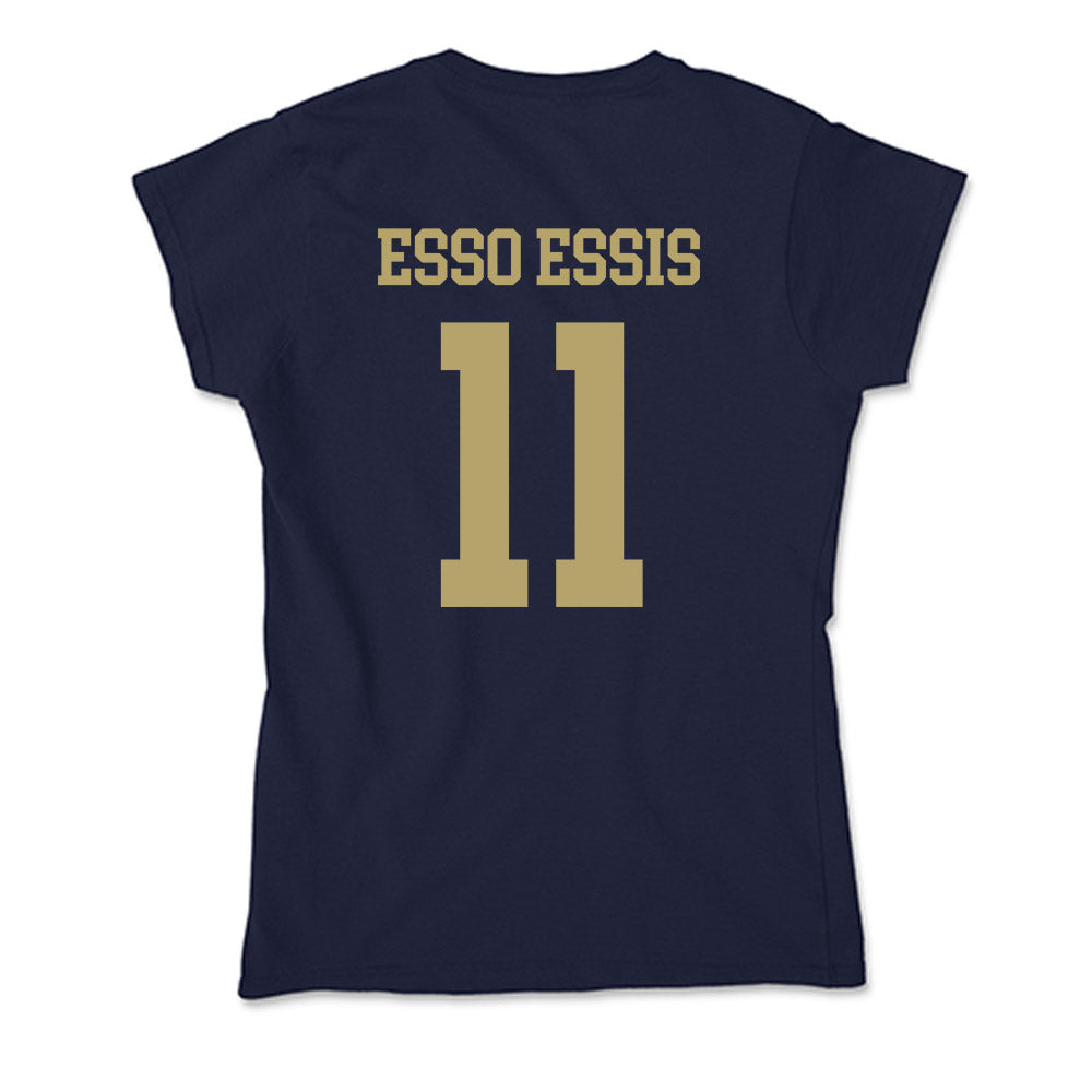 UC Davis - NCAA Men's Basketball : Ylan Esso Essis - Soft Style Women’s T-Shirt-1
