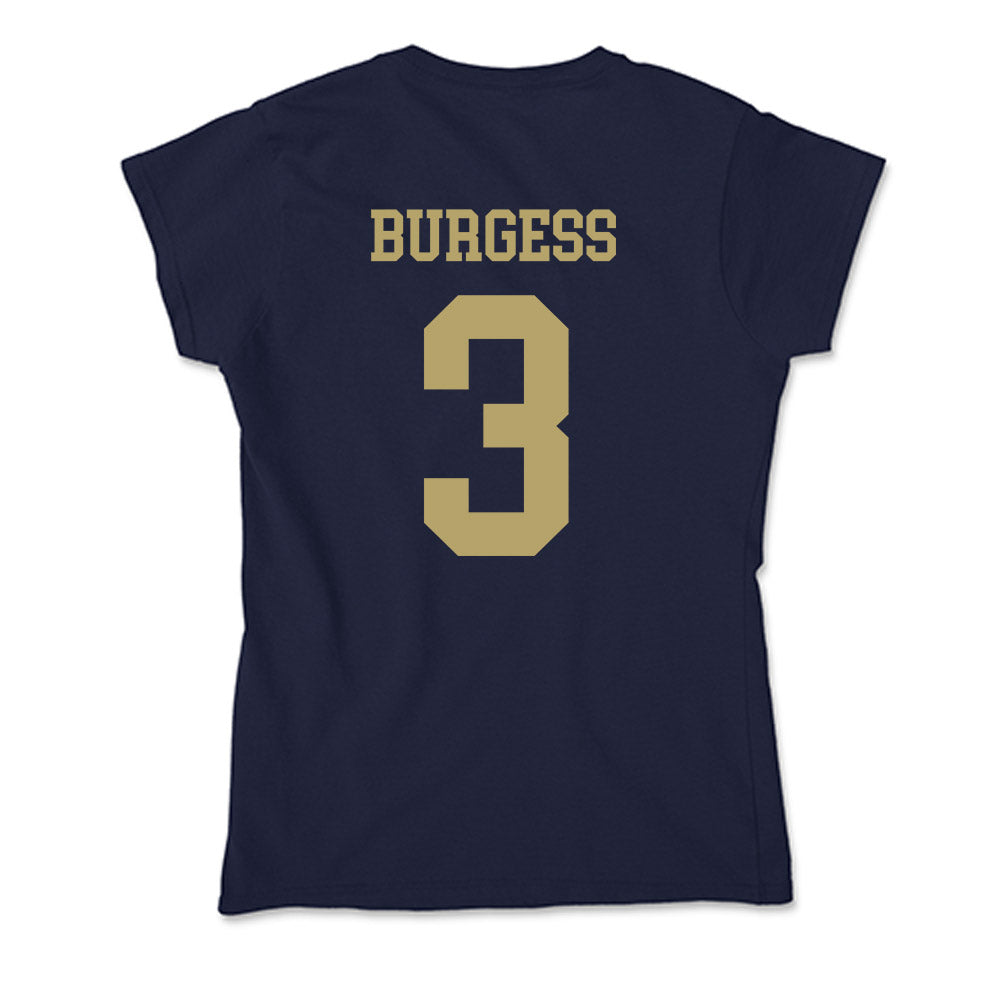 UC Davis - NCAA Women's Volleyball : Laela Burgess - Soft Style Women’s T-Shirt-1
