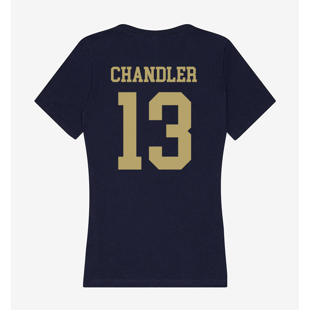 UC Davis - NCAA Women's Volleyball : Ally Chandler - Women's V-Neck T-Shirt-1