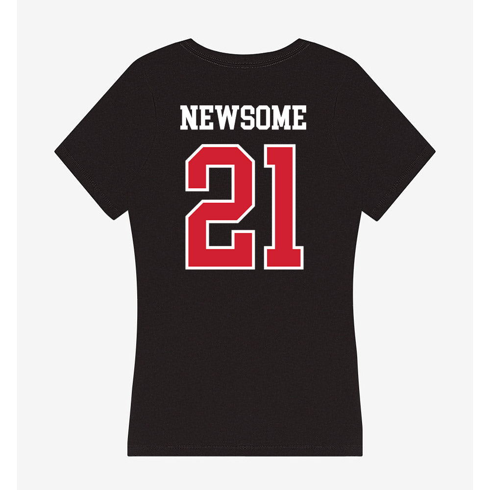 Western Kentucky - NCAA Football : Tony Newsome - Women's V-Neck T-Shirt-1