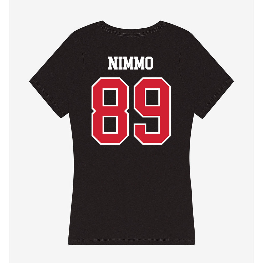 Western Kentucky - NCAA Football : Cross Nimmo - Women's V-Neck T-Shirt-1