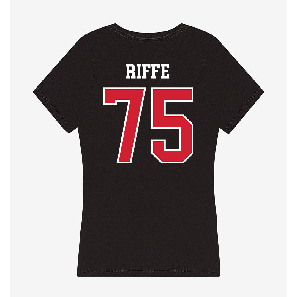 Western Kentucky - NCAA Football : Brody Riffe - Women's V-Neck T-Shirt-1
