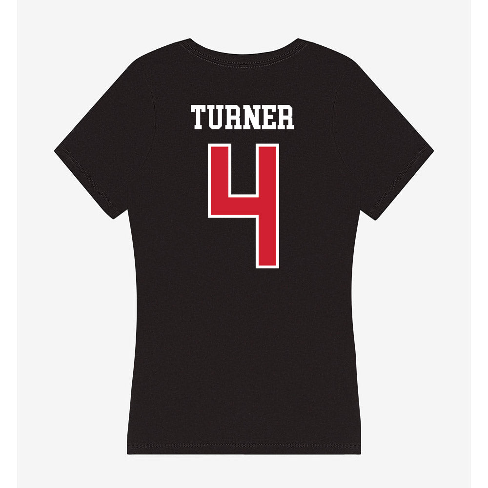 UNLV - NCAA Softball : Natalie Turner - Women's V-Neck T-Shirt-1