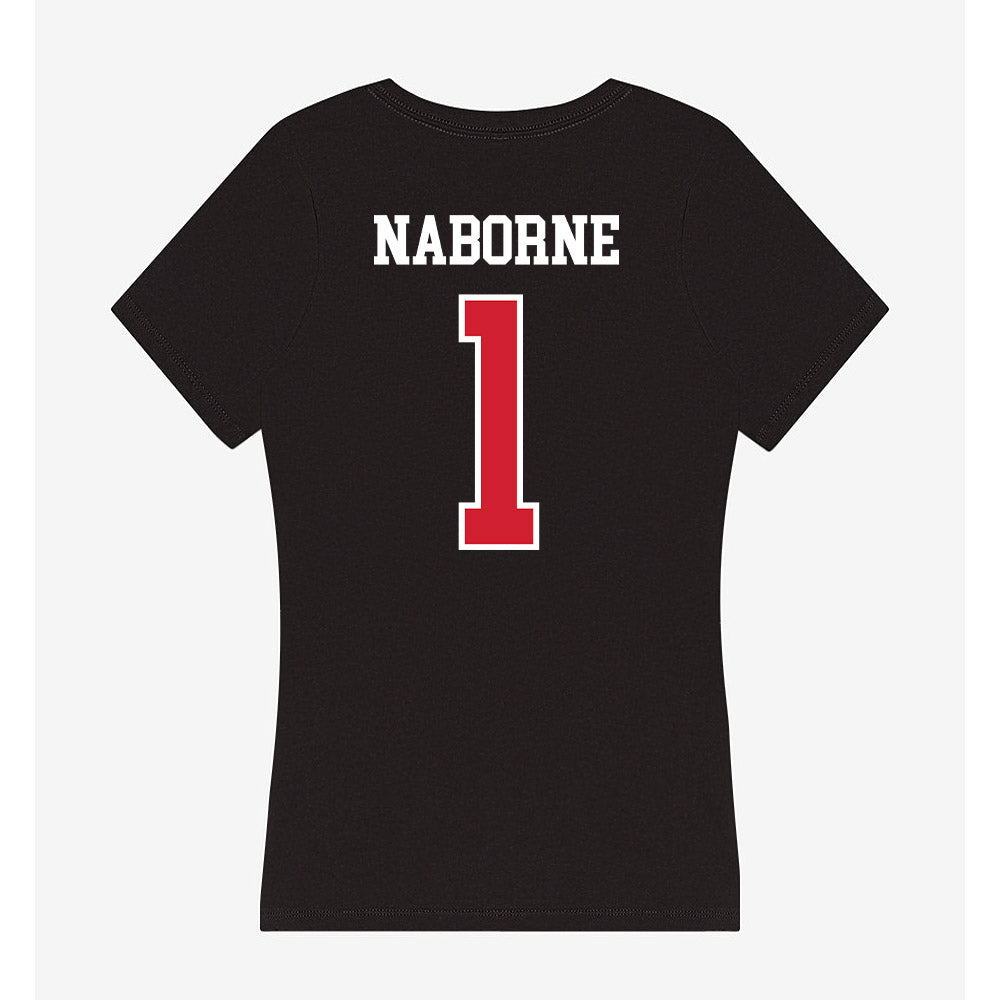 UNLV - NCAA Football : Jeremy Naborne - Women's V-Neck T-Shirt-1
