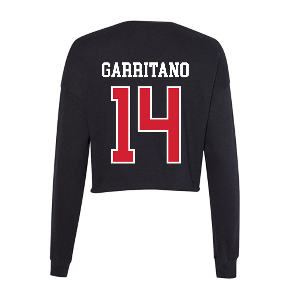 UNLV - NCAA Baseball : Nicky Garritano - Women's Cropped Crew Fleece-1