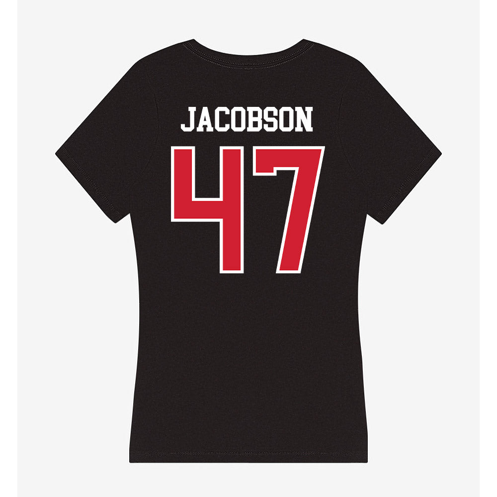UNLV - NCAA Football : Tyson Jacobson - Women's V-Neck T-Shirt-1