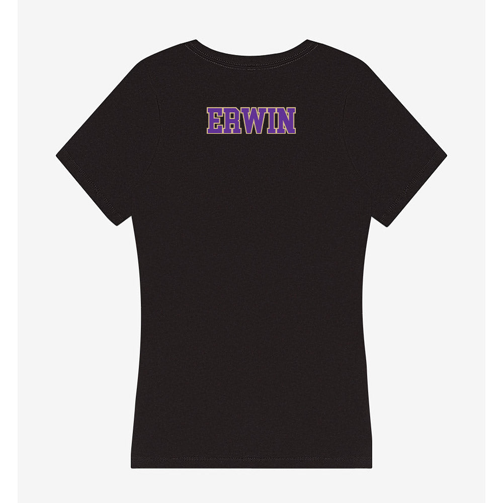 Western Carolina - NCAA Women's Track & Field : Jada Erwin - Women's V-Neck T-Shirt-1