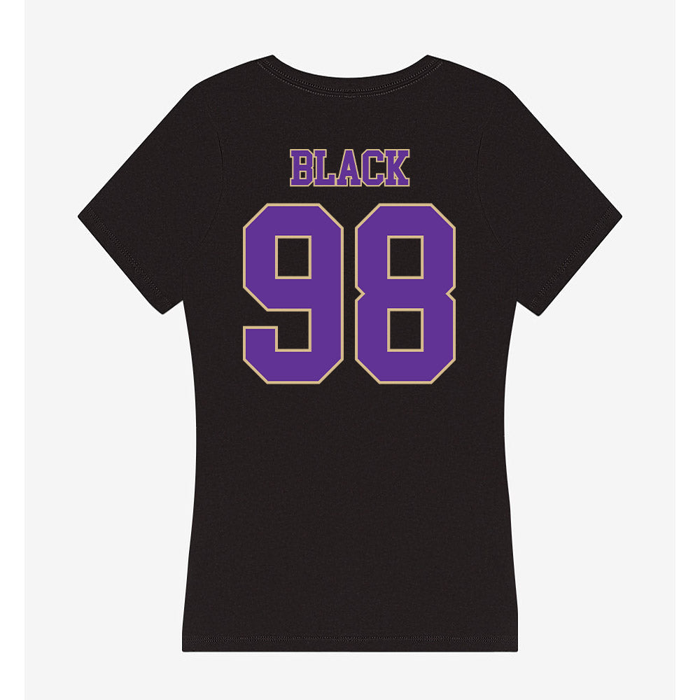 Western Carolina - NCAA Football : Aiden Black - Women's V-Neck T-Shirt-1