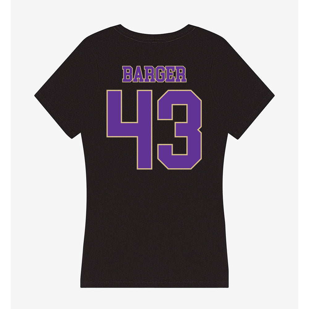 Western Carolina - NCAA Football : Braeden Barger - Women's V-Neck T-Shirt-1