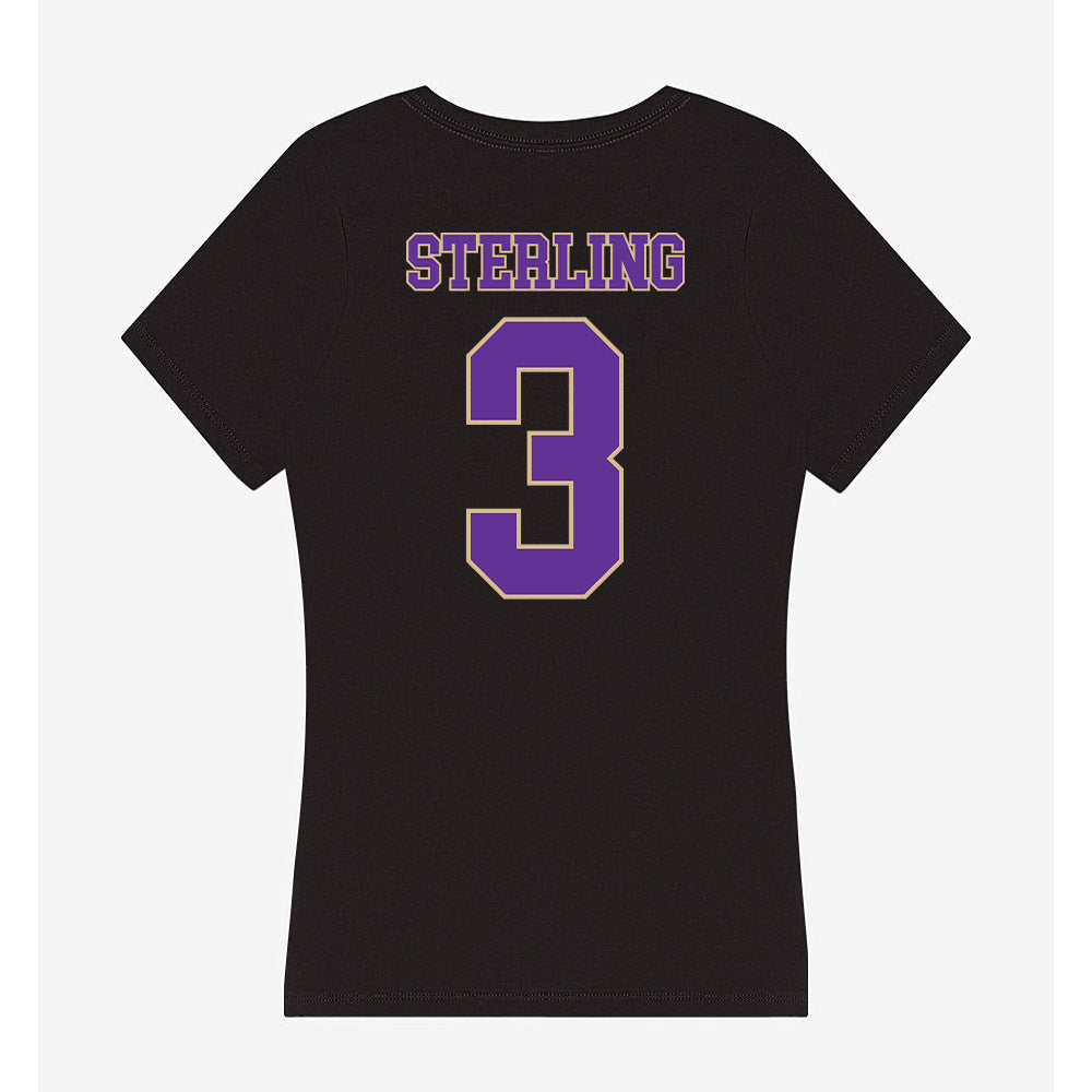 Western Carolina - NCAA Football : Khaleal Sterling - Women's V-Neck T-Shirt-1