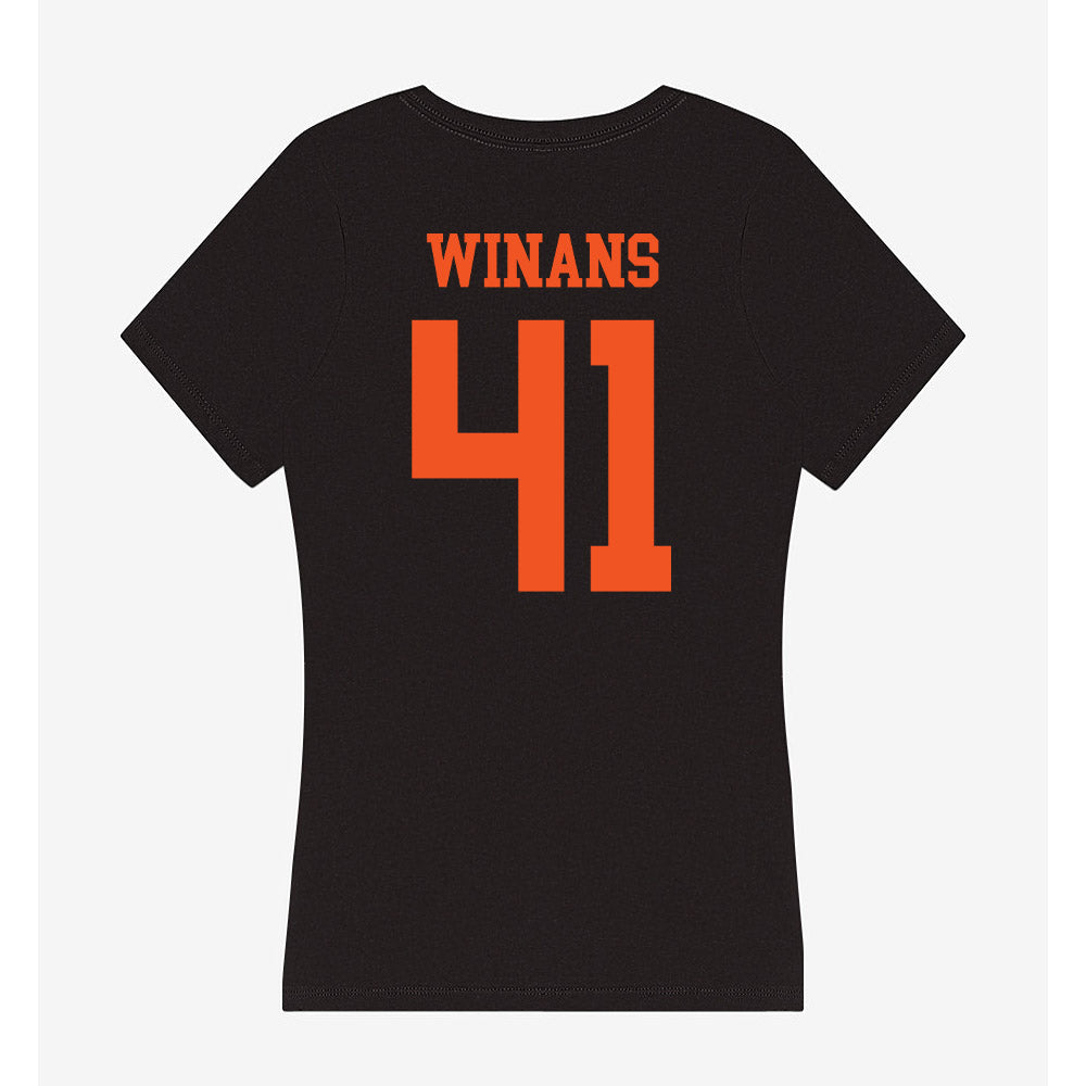 SHSU - NCAA Baseball : Gabe Winans - Women's V-Neck T-Shirt-1