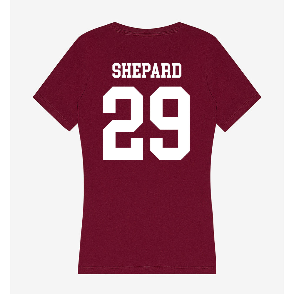 SIU Carbondale - NCAA Football : Gavin Shepard - Women's V-Neck T-Shirt-1