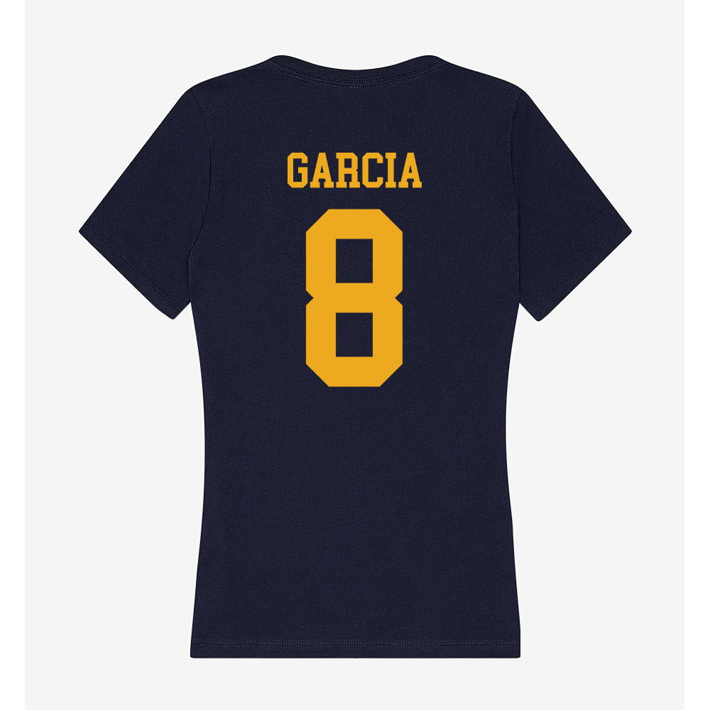 ETAMU - NCAA Men's Basketball : Damian Garcia - Classic Shersey Women's V-Neck T-Shirt-1
