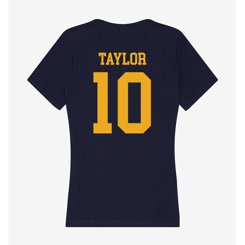 ETAMU - NCAA Men's Basketball : Josh Taylor - Classic Shersey Women's V-Neck T-Shirt-1