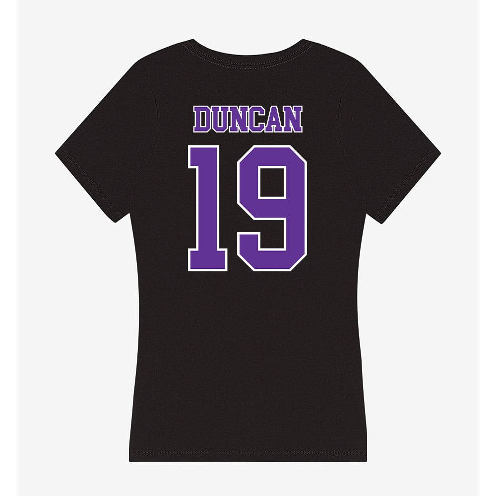Northwestern State - NCAA Football : Jimmie Duncan - Women's V-Neck T-Shirt-1