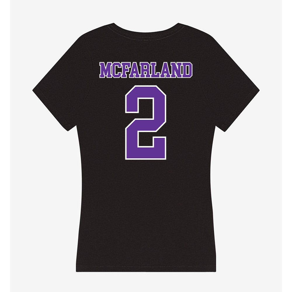 Northwestern State - NCAA Women's Volleyball : Emmarie McFarland - Women's V-Neck T-Shirt-1