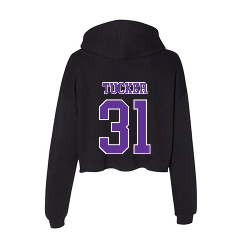 Northwestern State - NCAA Women's Soccer : Jaida Tucker - Women's Crop Fleece Hooded Sweatshirt-1