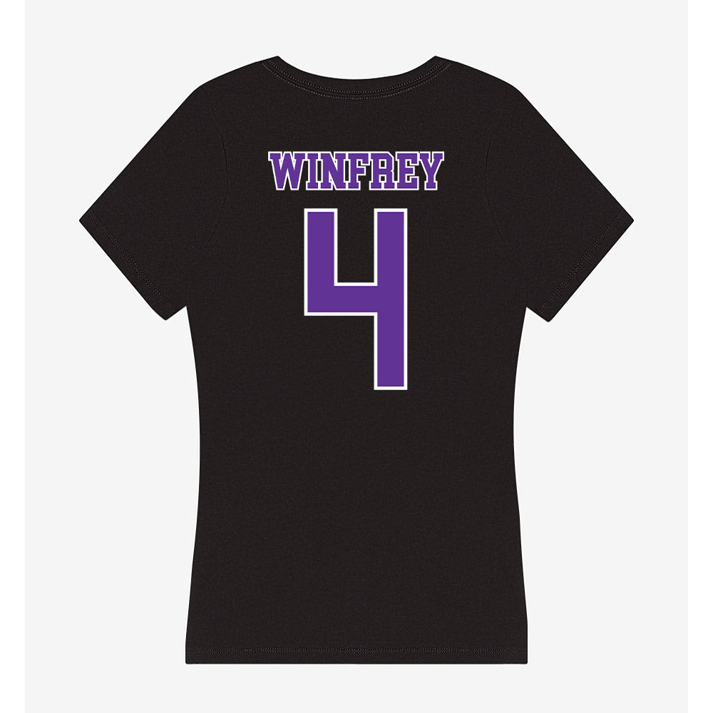 Northwestern State - NCAA Women's Volleyball : Kenadii Winfrey - Women's V-Neck T-Shirt-1