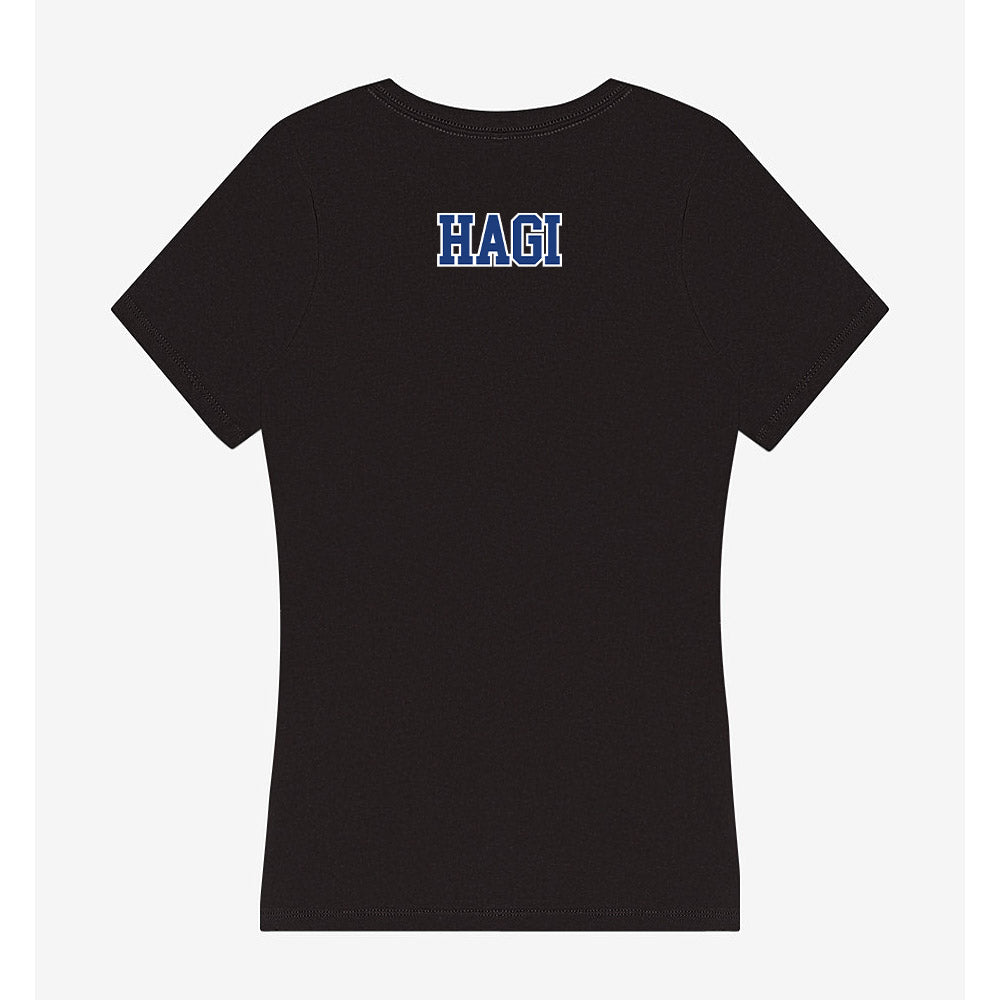 McNeese State - NCAA Women's Tennis : Erica Hagi - Women's V-Neck T-Shirt-1