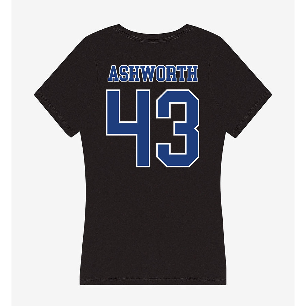 McNeese State - NCAA Baseball : Reese Ashworth - Women's V-Neck T-Shirt-1