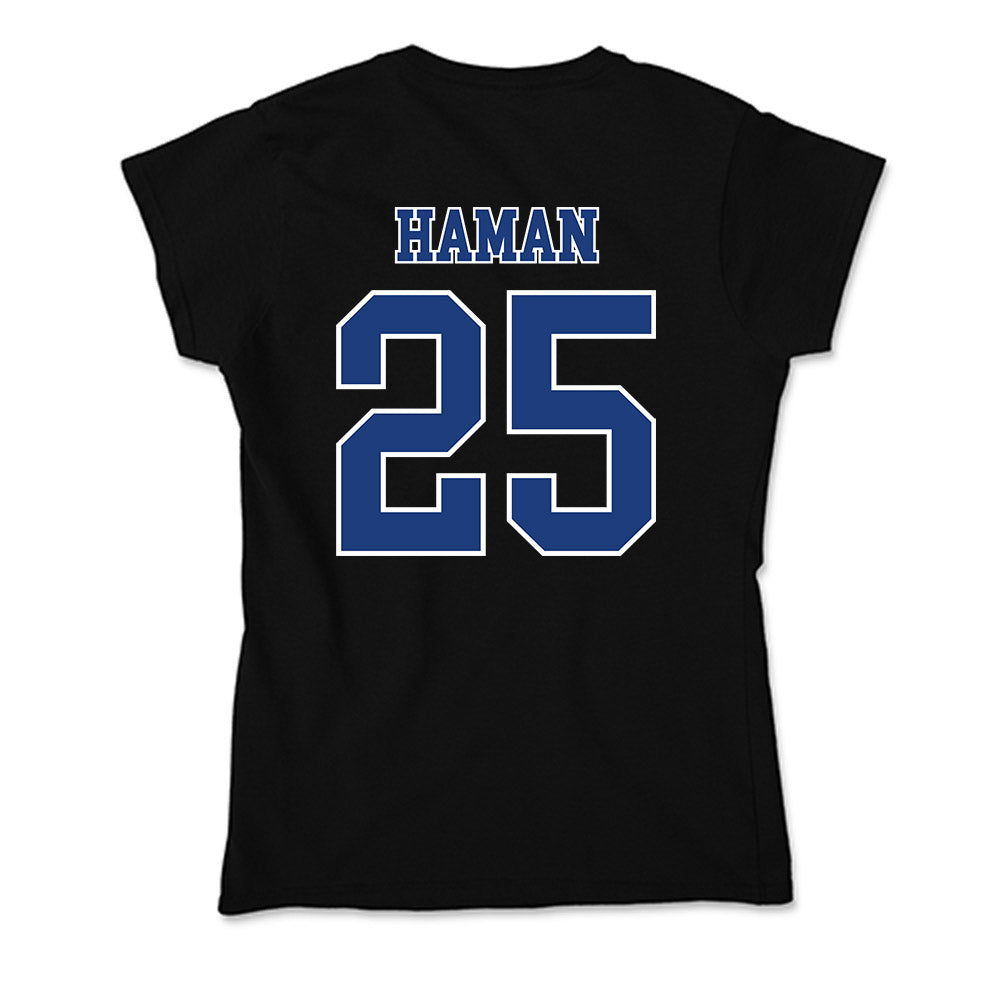 McNeese State - NCAA Football : Trevor Haman - Soft Style Women’s T-Shirt-1