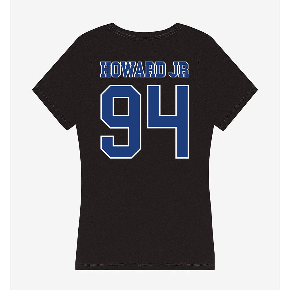 McNeese State - NCAA Football : Lenord Howard Jr - Women's V-Neck T-Shirt-1