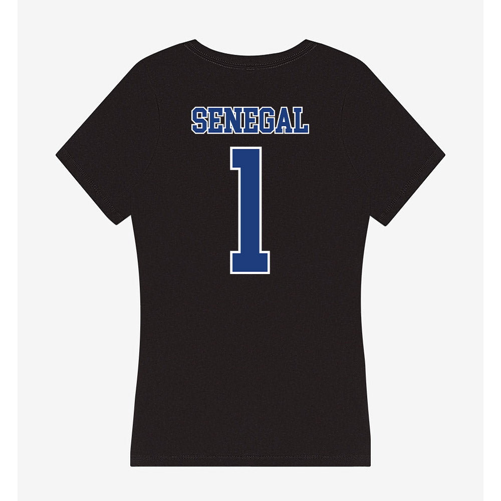 McNeese State - NCAA Football : Kameran Senegal - Women's V-Neck T-Shirt-1