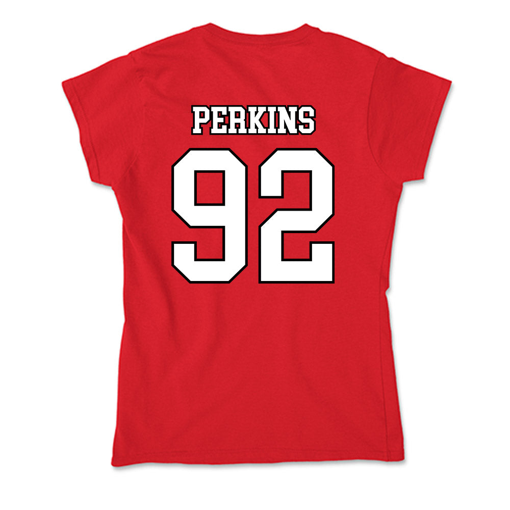 Youngstown State - NCAA Football : Devaughn Perkins - Soft Style Women’s T-Shirt-1