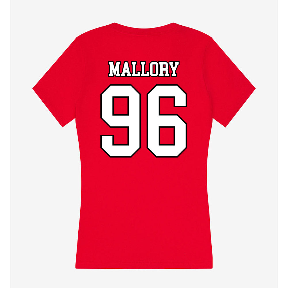 Youngstown State - NCAA Football : Cameron Mallory - Women's V-Neck T-Shirt-1