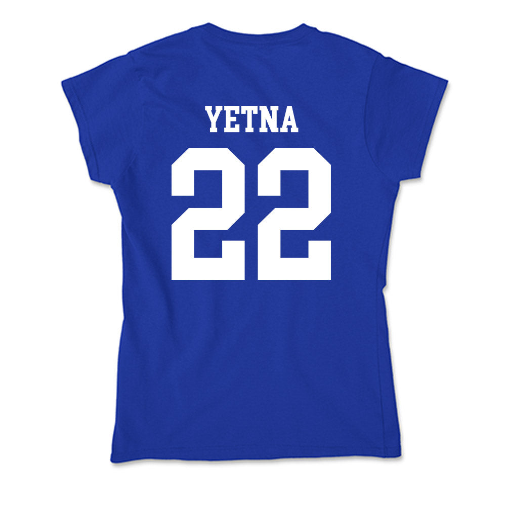 Texas A&M Corpus Christi - NCAA Men's Basketball : Franck Yetna - Soft Style Women’s T-Shirt-1