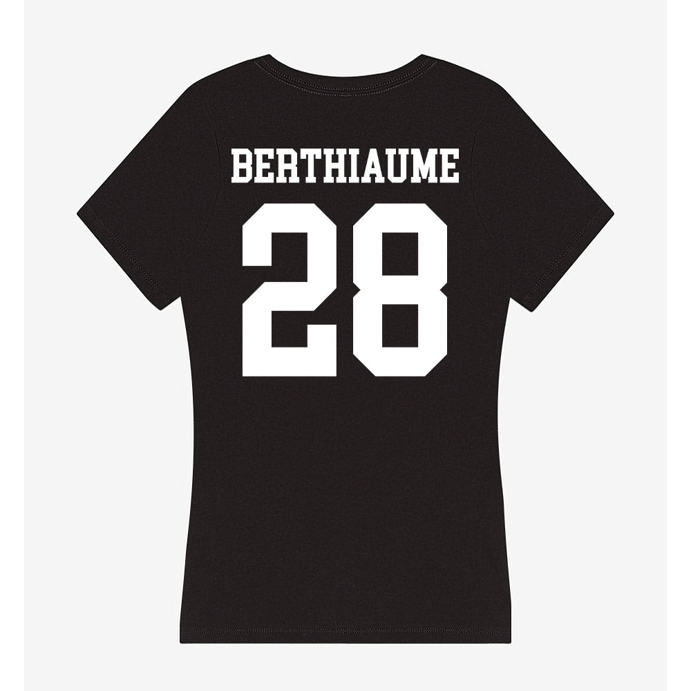 UW River Falls - NCAA Women's Lacrosse : Natasha Berthiaume - Women's V-Neck T-Shirt-1