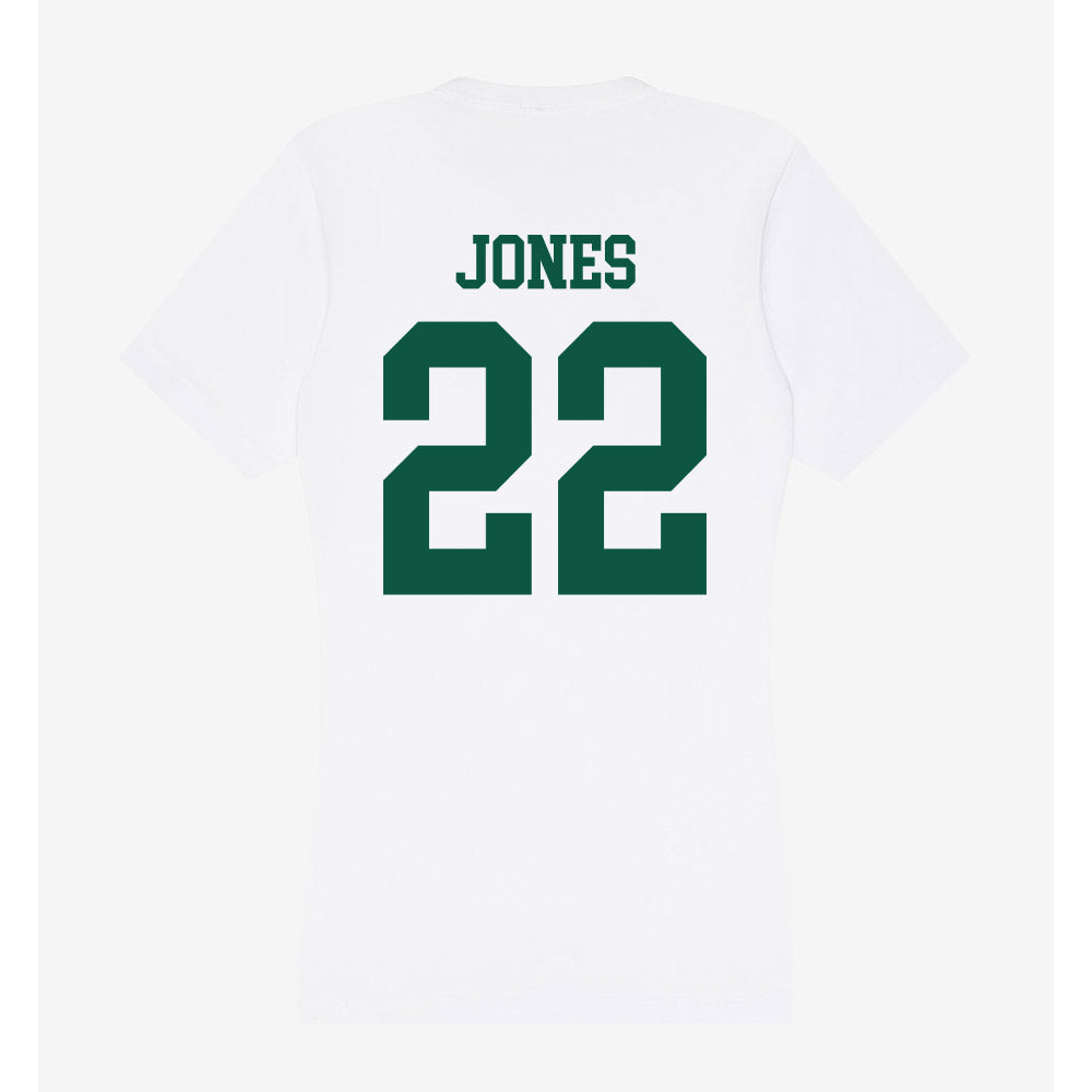 Northern Michigan - NCAA Football : Isaiah Jones - Women's V-Neck T-Shirt-1