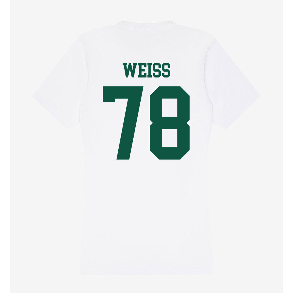 Northern Michigan - NCAA Football : James Weiss - Women's V-Neck T-Shirt-1