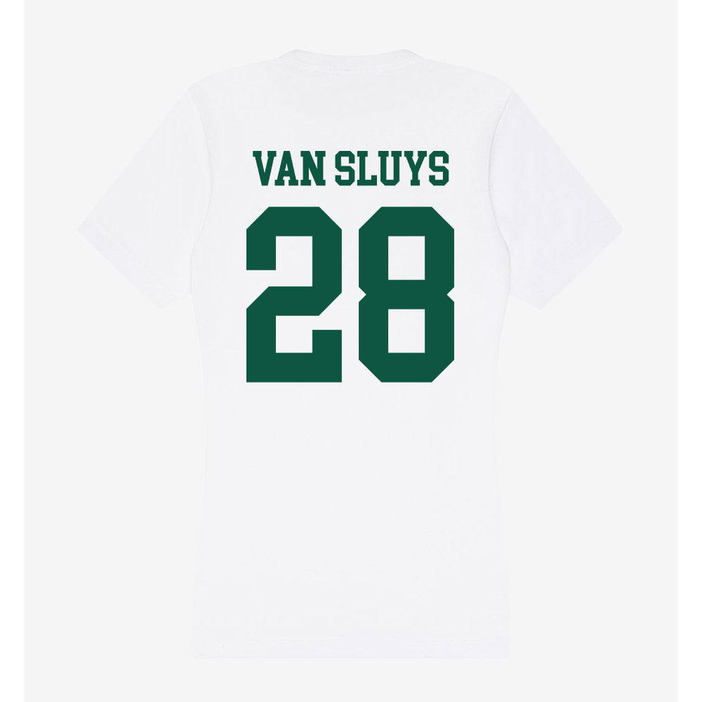 Northern Michigan - NCAA Football : Tyler Van Sluys - Women's V-Neck T-Shirt-1