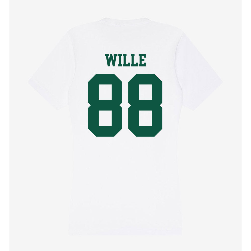 Northern Michigan - NCAA Women's Soccer : Cecilia Wille - Women's V-Neck T-Shirt-1