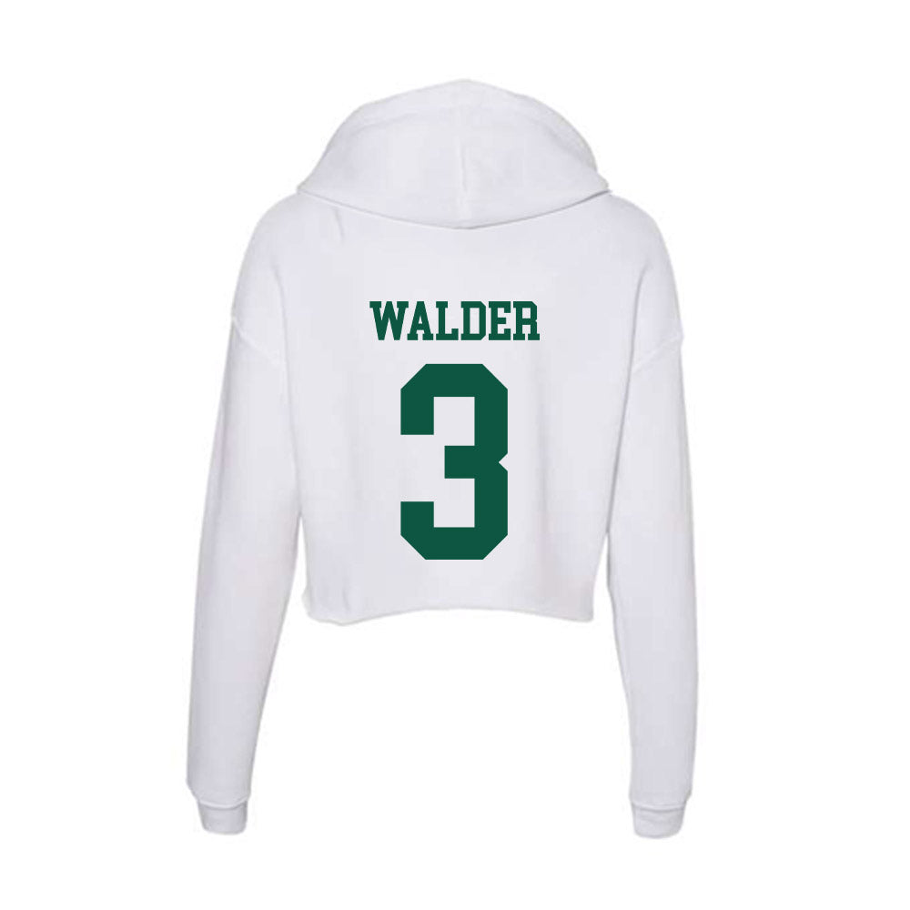 Northern Michigan - NCAA Women's Basketball : Faith Walder - Women's Crop Fleece Hoodie-1