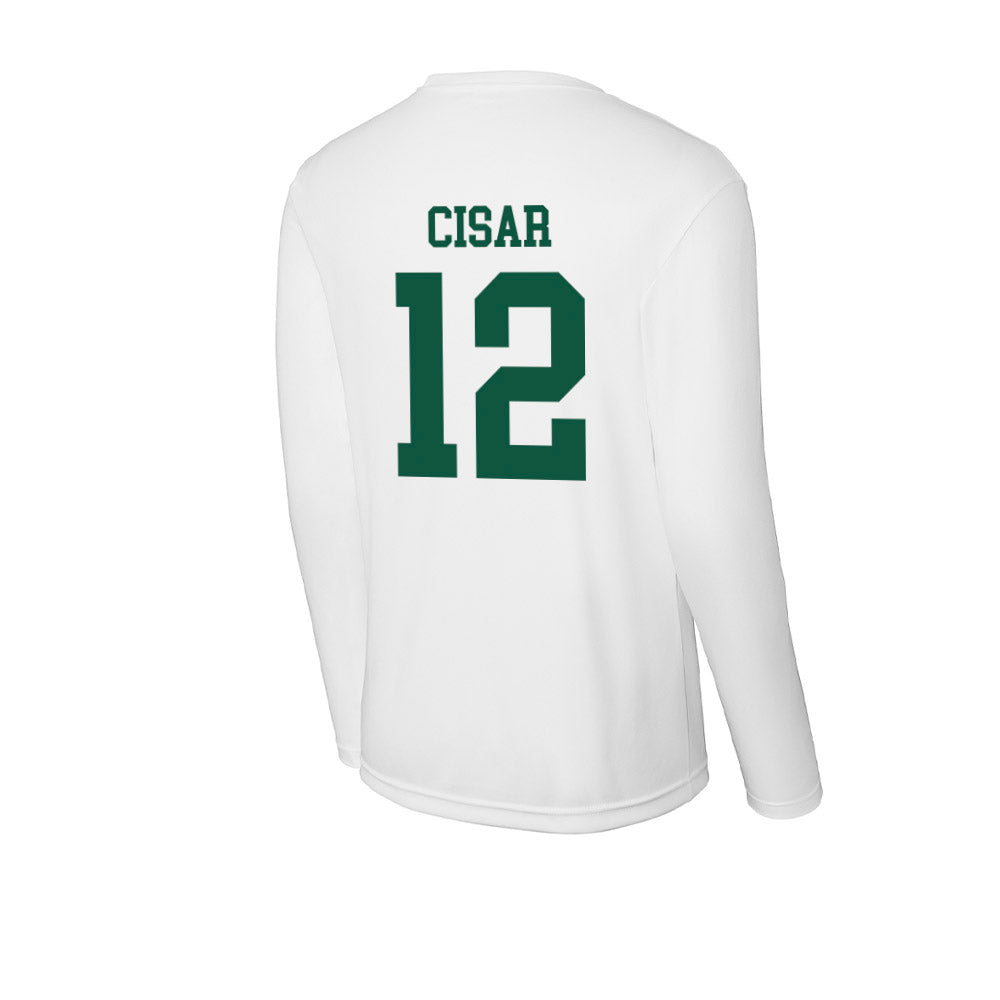 Northern Michigan - NCAA Men's Ice Hockey : Peter Cisar - Activewear Long Sleeve T-Shirt-1