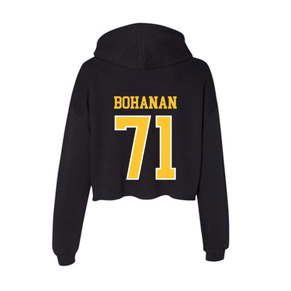 PLU - NCAA Football : Ryan Bohanan - Women's Crop Fleece Hoodie-1